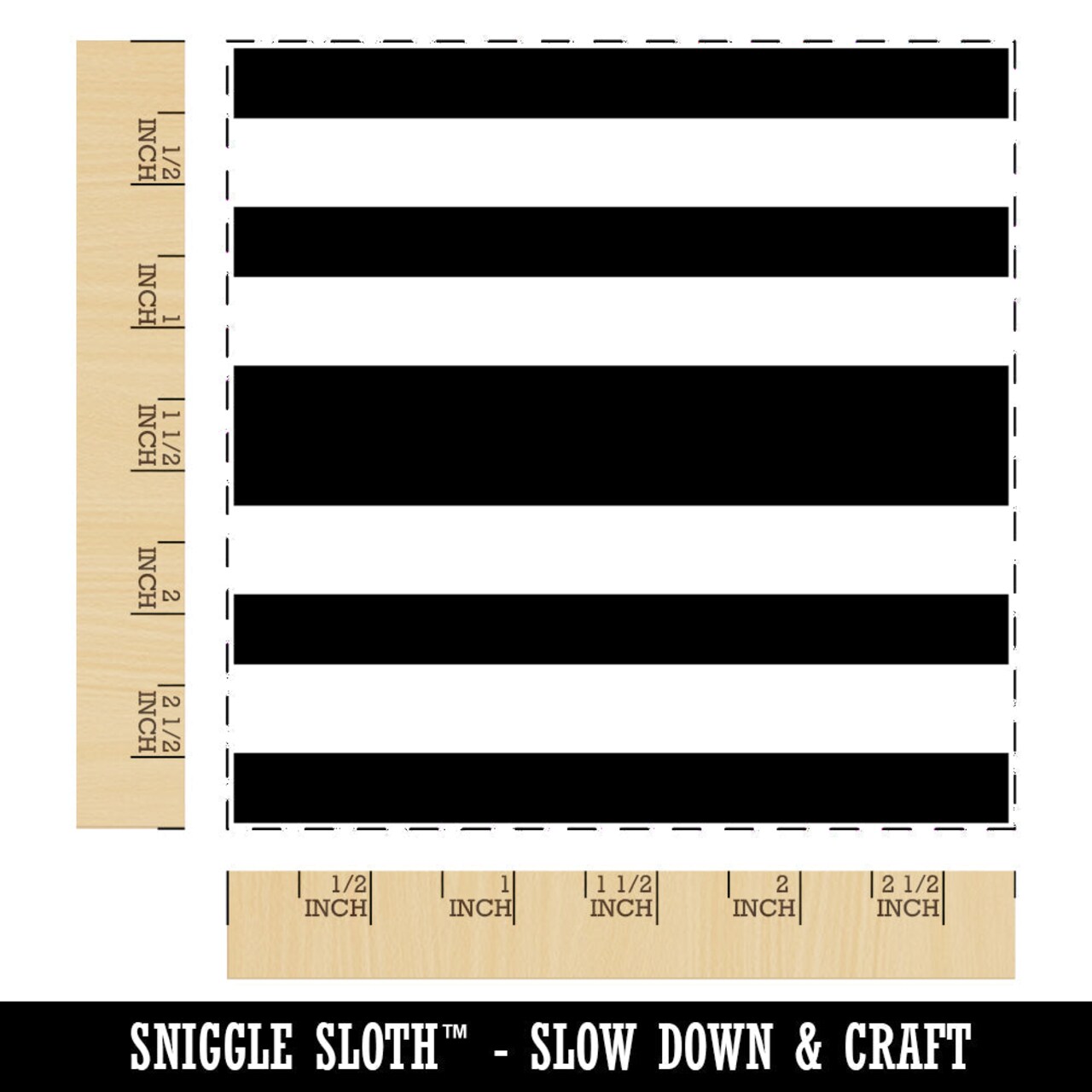 Stripe Pattern Background Square Rubber Stamp for Stamping Crafting